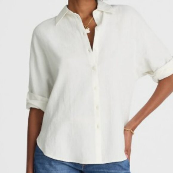 Madewell White Top - Picture 1 of 3